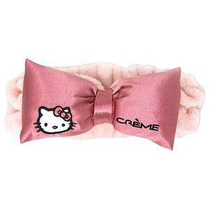 DIONA J KITTY PINK SATIN PLUSH SPA HEADBAND